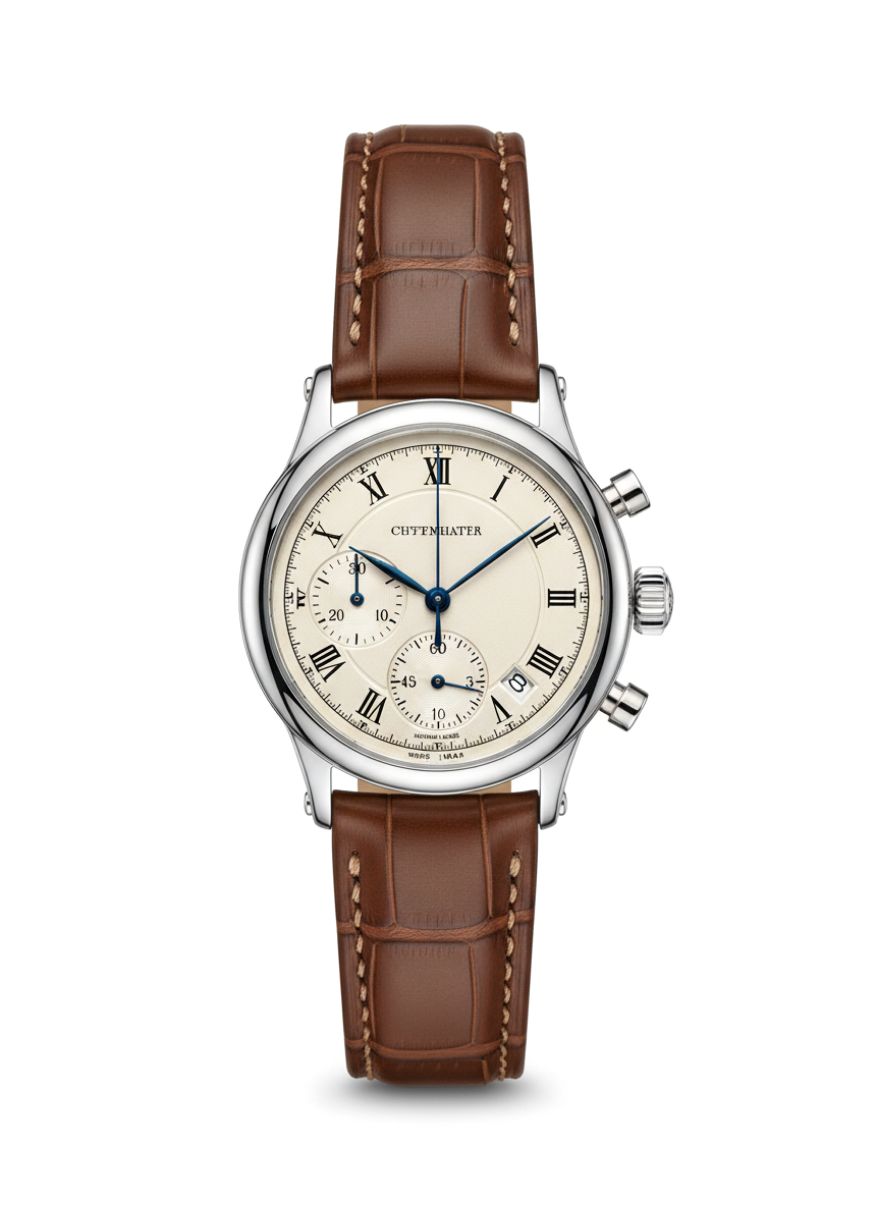 Chronograph Leather Strap