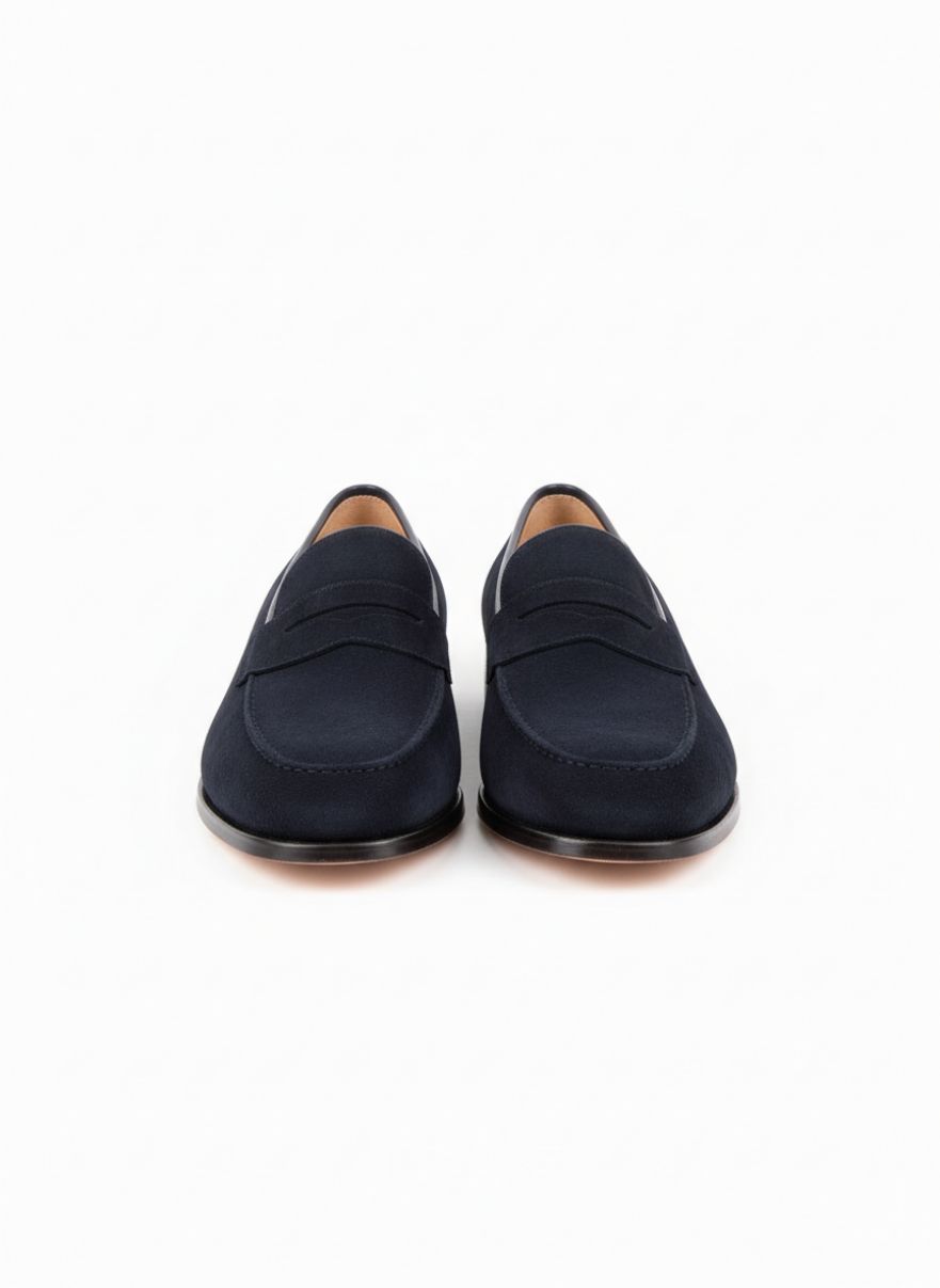 Minimalist Suede Loafers