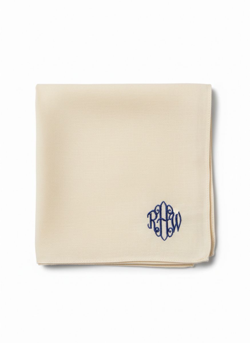 Monogrammed Handkerchief